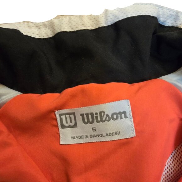 WILSON Windbreaker Track Tennis Jacket LNWOT sz S - Picture 4 of 7
